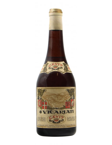 4 VICARIATI 1974 CAVIT Grandi Bottiglie