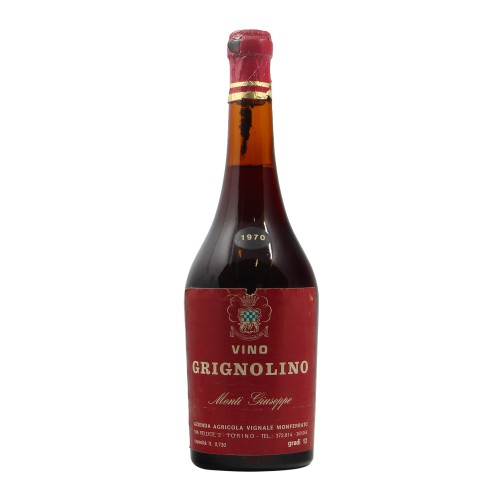 GRIGNOLINO MONTI GIUSEPPE 1970 AZIENDA AGRICOLA VIGNALE MONFERRATO Grandi Bottiglie