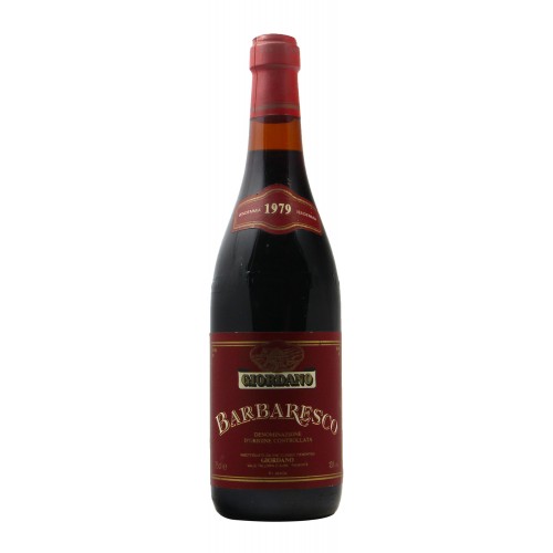 BARBARESCO 1979 GIORDANO Grandi Bottiglie