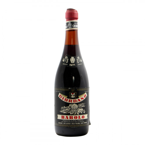 BAROLO 1971 GIORDANO Grandi Bottiglie