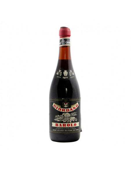 BAROLO 1971 GIORDANO Grandi Bottiglie