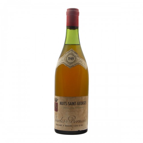 NUITS SAINT GEORGES CLEAR COLOUR 1949 CHARLES BERNARD Grandi Bottiglie