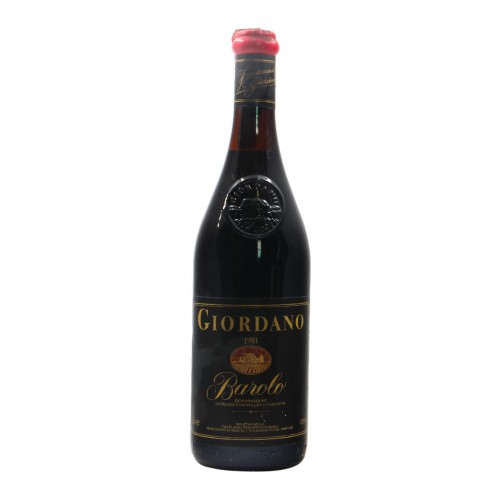 BAROLO 1981 GIORDANO Grandi Bottiglie