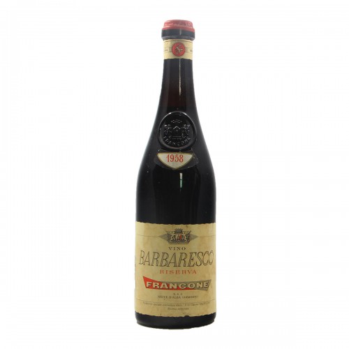BARBARESCO RISERVA 1958 FRANCONE Grandi Bottiglie