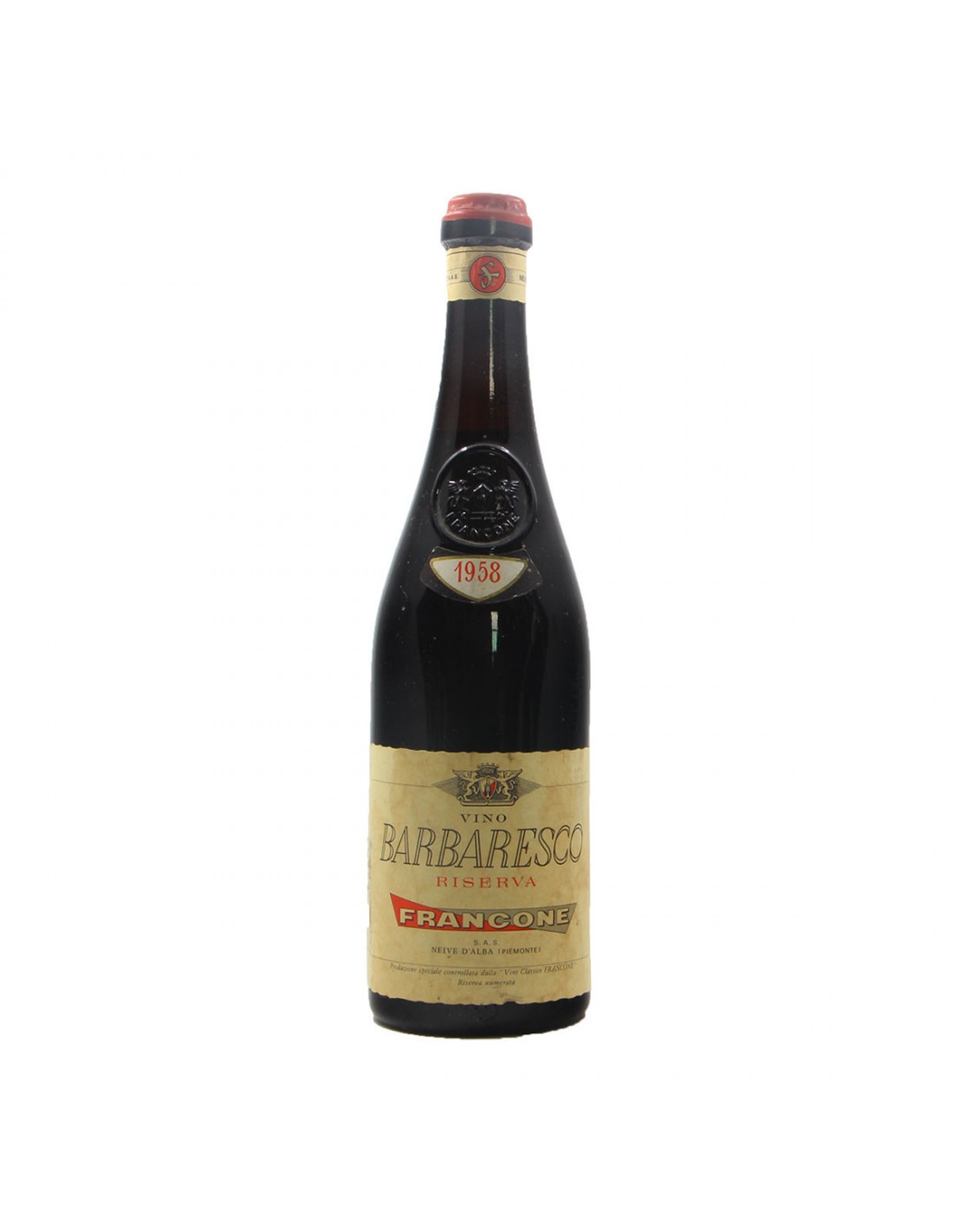 BARBARESCO RISERVA 1958 FRANCONE Grandi Bottiglie
