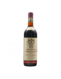 BRUNELLO DI MONTALCINO RISERVA 1971 TENUTA COL D'ORCIA Grandi Bottiglie