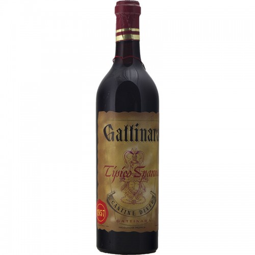 GATTINARA TIPICO SPANNA 1957 CANTINE DIVER Grandi Bottiglie