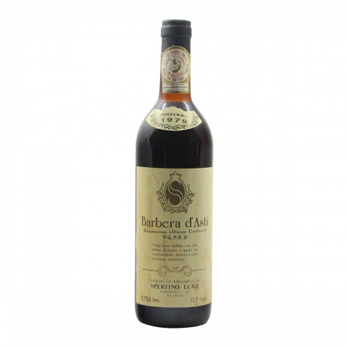 BARBERA D'ASTI 1979 SPERTINO Grandi Bottiglie