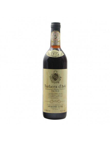 BARBERA D'ASTI 1979 SPERTINO Grandi Bottiglie