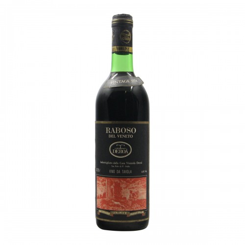 RABOSO DEL VENETO 1974 CANTINE DEROA' Grandi Bottiglie