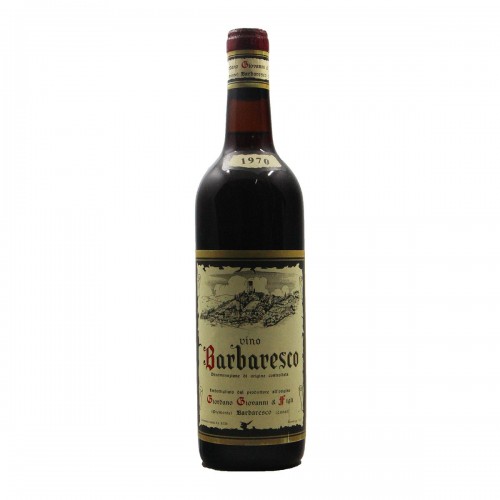 BARBARESCO 1970 GIORDANO GIOVANNI Grandi Bottiglie