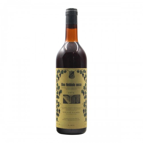 NEBBIOLO SECCO 1974 GABRI Grandi Bottiglie