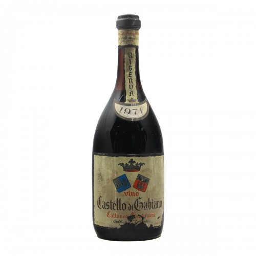 CASTELLO DI GABIANO RISERVA 1971 GIUSTINIANI Grandi Bottiglie