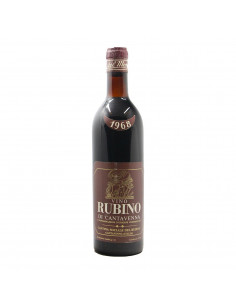 RUBINO DI CANTAVENNA 1968 CANTINA RUBINO DI CANTAVENNA Grandi Bottiglie
