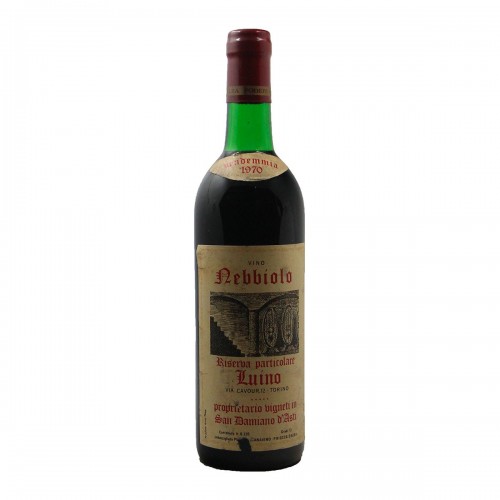 NEBBIOLO RISERVA PARTICOLARE LUINO 1970 SCANAVINO Grandi Bottiglie