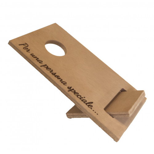 Espositore per bottiglia vino pregiato personalizzato in legno WINE ATTACH Grandi Bottiglie