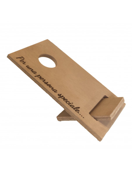 Espositore per bottiglia vino pregiato personalizzato in legno WINE ATTACH Grandi Bottiglie