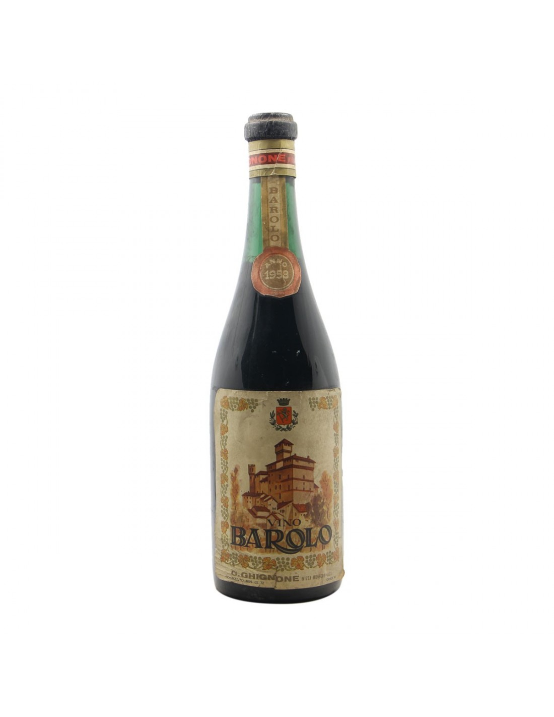 BAROLO 1958 GHIGNONE Grandi Bottiglie