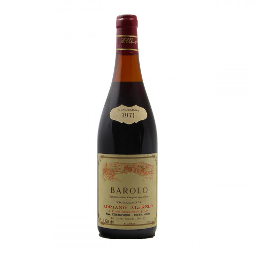 BAROLO 1971 ADRIANO ALFREDO Grandi Bottiglie