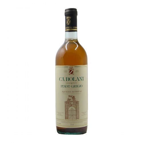 PINOT GRIGIO AQUILEIA 1989 TENUTE CA' BOLANI Grandi Bottiglie