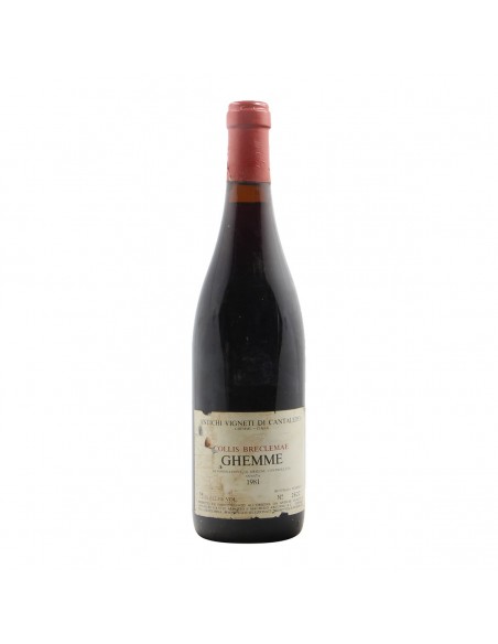 GHEMME COLLIS BRECLEMAE 1981 ANTICHI VIGNETI DI CANTALUPO Grandi Bottiglie