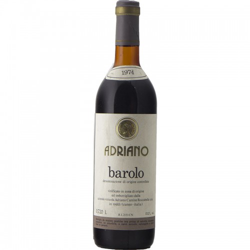 BAROLO 1974 ADRIANO Grandi Bottiglie
