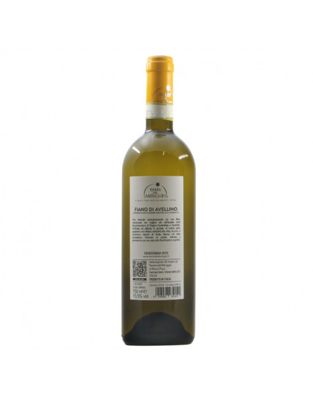 BOTTIGLIA VINO PERSONALIZZATA FIANO DI AVELLINO 2019 TENUTA DEL MERIGGIO