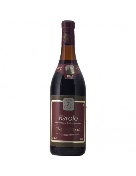 BAROLO 1974 CANTINA DEL DOLCETTO DI DOGLIANI Grandi Bottiglie
