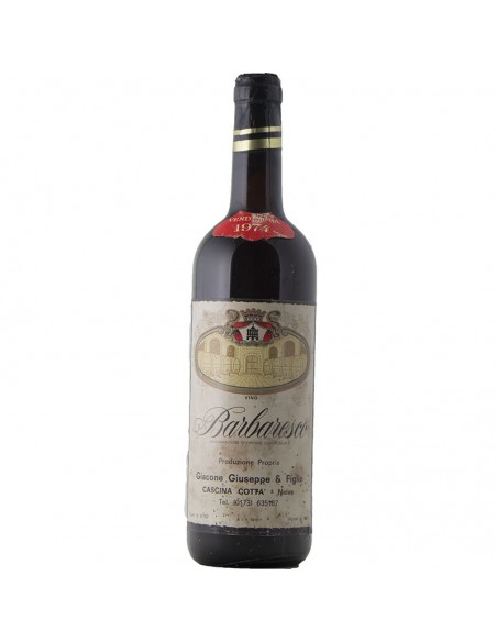 BARBARESCO 1974 GIACONE GIUSEPPE & FIGLIO Grandi Bottiglie