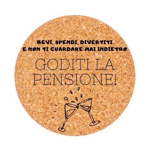sottobicchieri sughero personalizzati