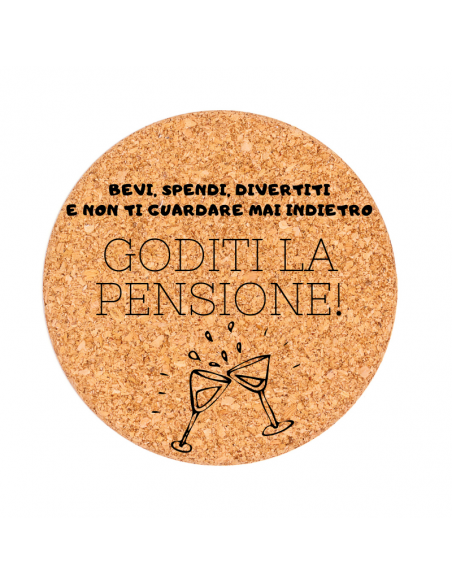 sottobicchieri sughero personalizzati