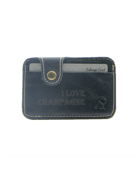 CUSTODIA IN PELLE PER SABRAGE CARD