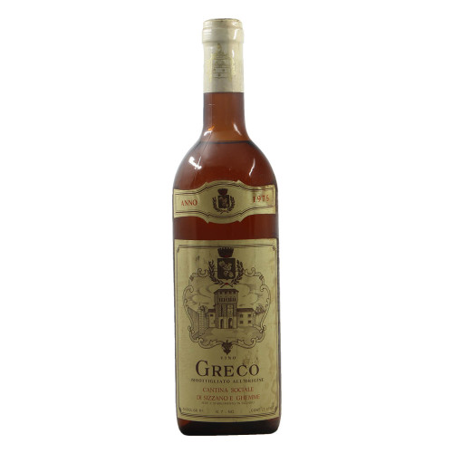 Cantina Sociale Di Sizzano e Ghemme Greco 1975
