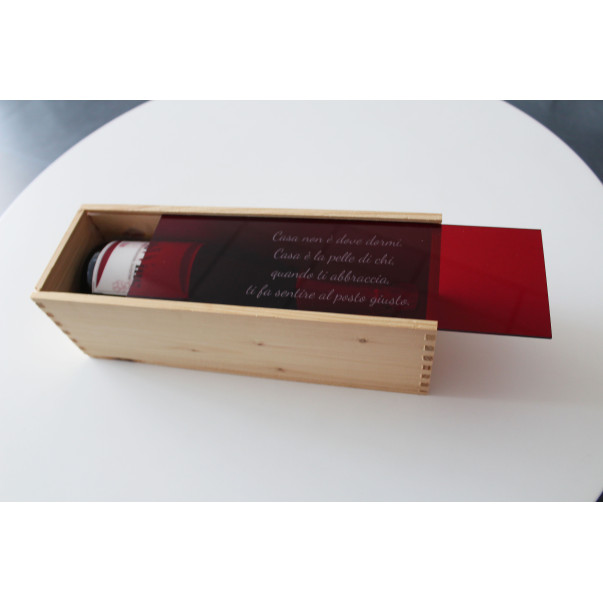 Cassetta di legno per vino: una confezione regalo esclusiva!