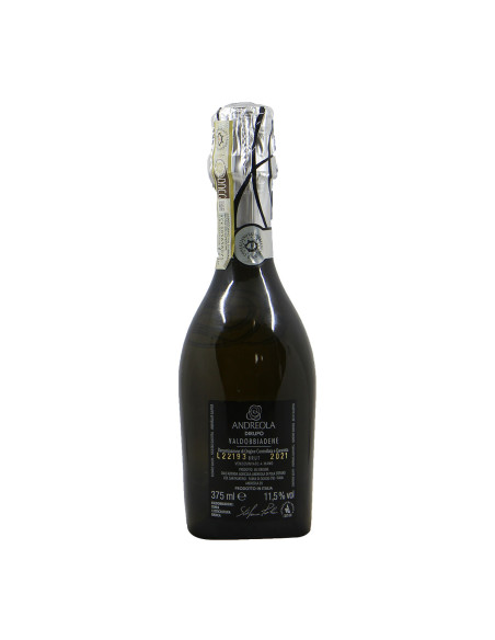 BOTTIGLIA VINO PERSONALIZZATA 375 ML PROSECCO VALDOBBIADENE DIRUPO BRUT 2021 ANDREOLA