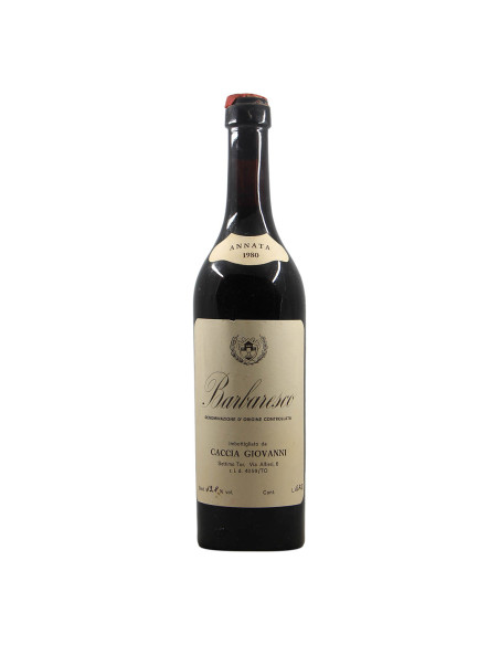 Caccia Giovanni Barbaresco 1980