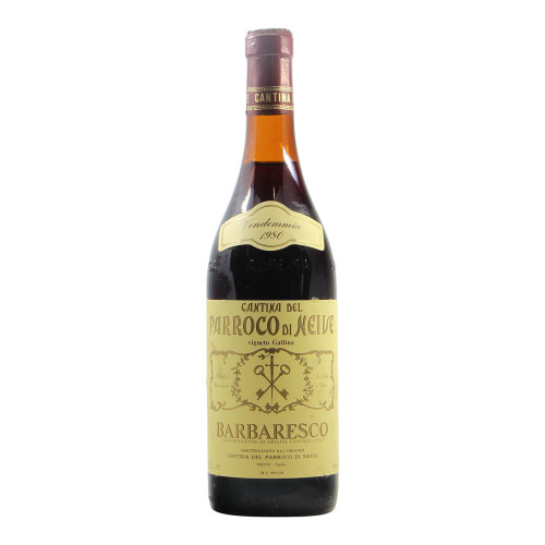 BARBARESCO 1980 CANTINA DEL PARROCO DI NEIVE