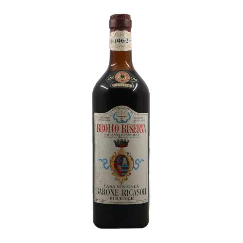 CHIANTI CLASSICO RISERVA BROLIO 1962 BARONE RICASOLI