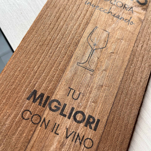 CASSETTA VINO PERSONALIZZATA 1 BOTTIGLIA - CHIARA
