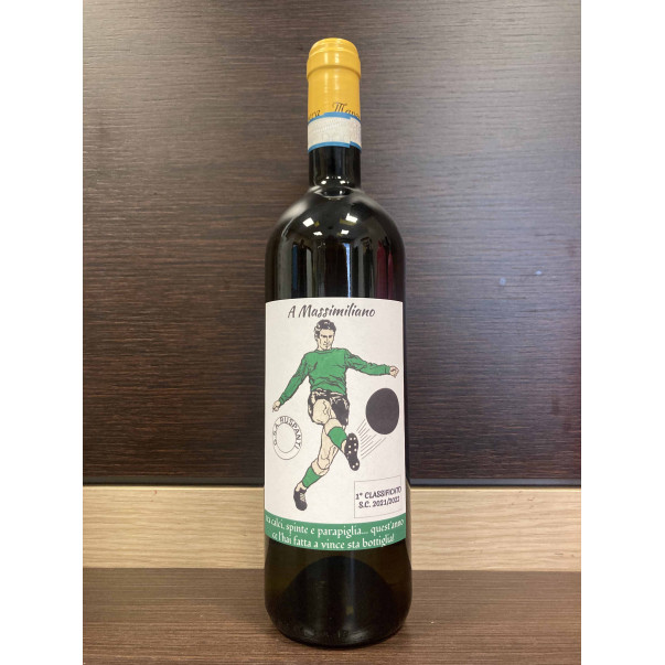 BOTTIGLIA VINO PERSONALIZZATA FIANO DI AVELLINO 2019 TENUTA DEL MERIGGIO