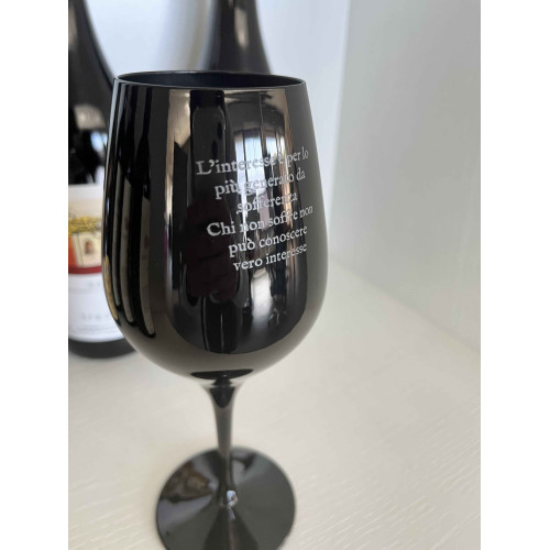 BLACK MOON CALICE NERO PERSONALIZZATO
