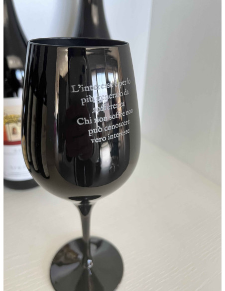 BLACK MOON CALICE NERO PERSONALIZZATO