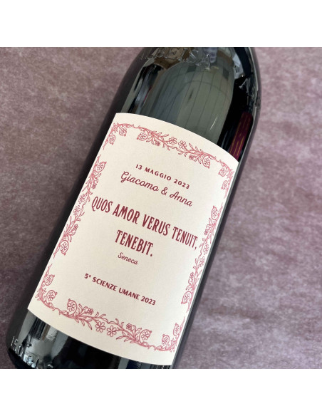 BOTTIGLIA VINO PERSONALIZZATA BAROLO MAGNUM 2018 SORDO GIOVANNI