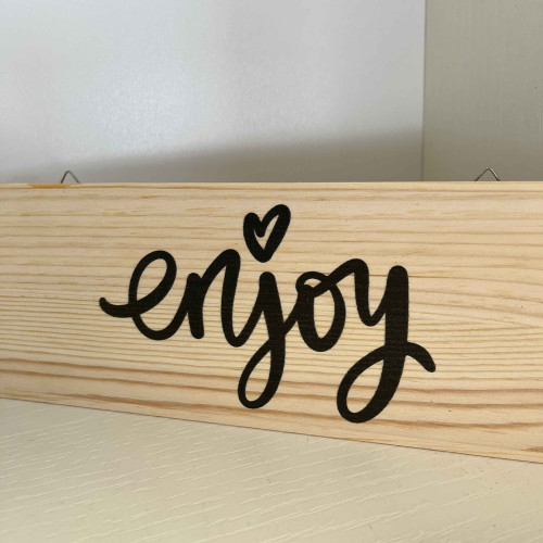 Stampa piccola su legno