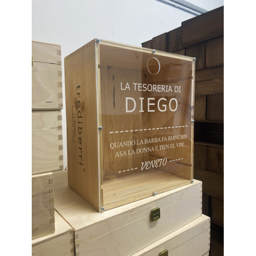 Espositore teca per tappi sughero