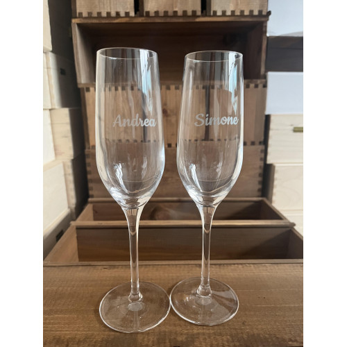 CALICE CHAMPAGNE PERSONALIZZATO NV WINE ATTACH