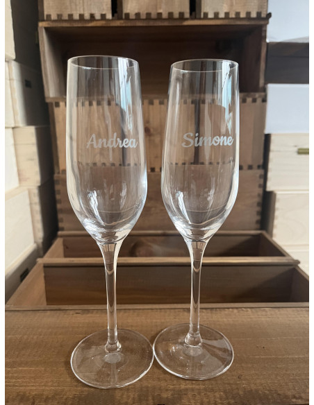 CALICE CHAMPAGNE PERSONALIZZATO NV WINE ATTACH