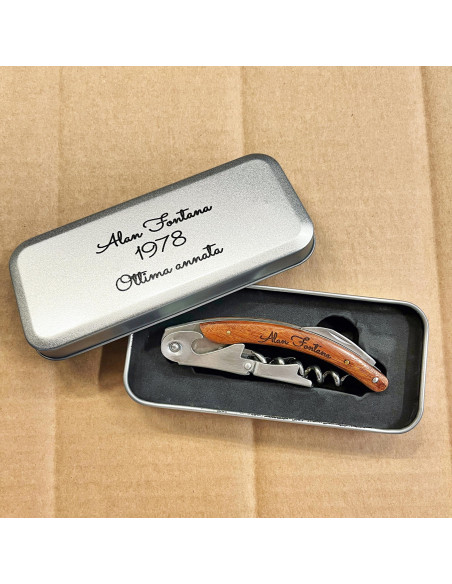 Cavatappi Personalizzato Foxy NV WINE ATTACH