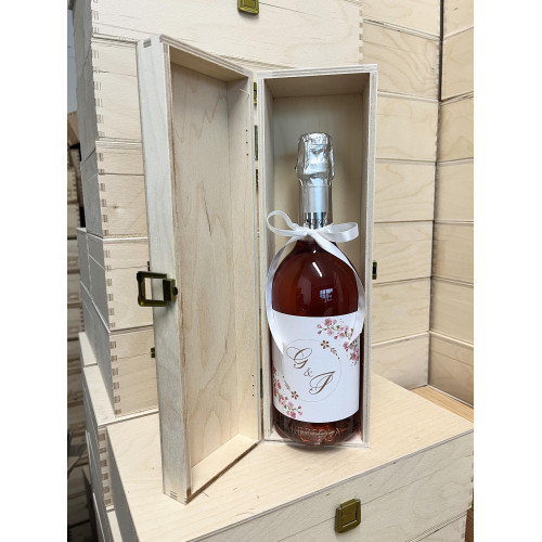 BOTTIGLIA VINO PERSONALIZZATA VINO SPUMANTE ROSE EXTRA DRY BOLLE ANDREOLA