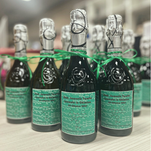 BOTTIGLIA VINO PERSONALIZZATA 375 ML PROSECCO VALDOBBIADENE DIRUPO BRUT 2021 ANDREOLA
